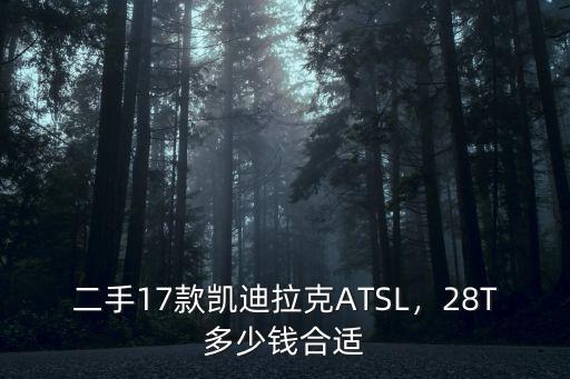 溫州二手凱迪拉克多少錢一個,二手17款凱迪拉克ATSL