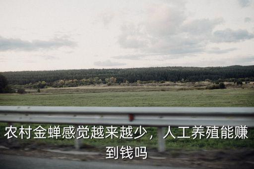 農村金蟬感覺越來越少，人工養殖能賺到錢嗎
