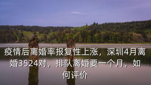 疫情后離婚率報復性上漲，深圳4月離婚3524對，排隊離婚要一個月，如何評價