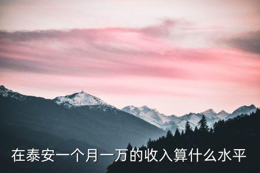泰安肥城人均多少收入,泰安肥城的房價多少