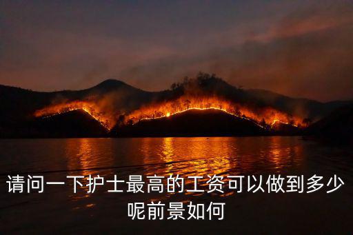 請(qǐng)問(wèn)一下護(hù)士最高的工資可以做到多少呢前景如何