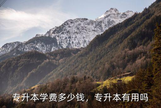 紹興工商管理函授專升本多少學費,專升本有用嗎