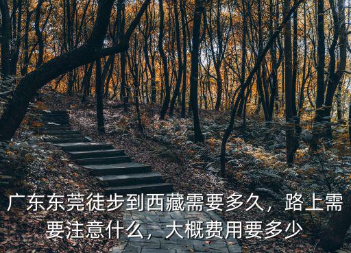 徒步去東莞多少公里,廣東東莞徒步到西藏需要多久