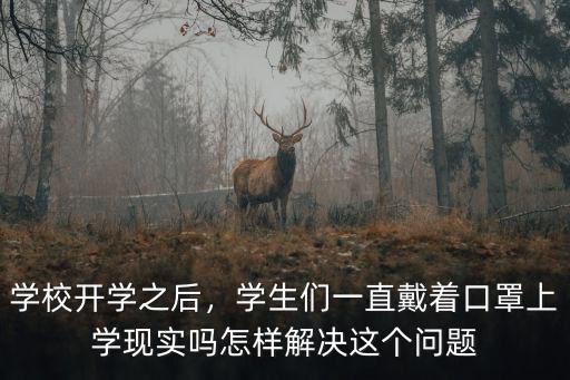 學校開學之后，學生們一直戴著口罩上學現實嗎怎樣解決這個問題