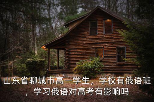 山東省聊城市高一學(xué)生，學(xué)校有俄語(yǔ)班，學(xué)習(xí)俄語(yǔ)對(duì)高考有影響嗎