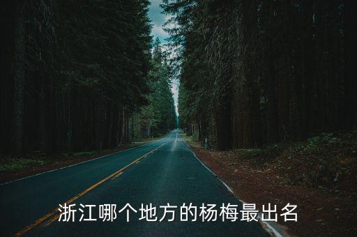 浙江哪個地方的楊梅最出名
