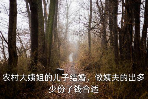 山東章丘結(jié)婚姨夫隨多少份子錢,而你結(jié)婚親戚只隨了500