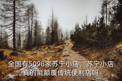 全國有5098家蘇寧小店，蘇寧小店真的能顛覆傳統(tǒng)便利店嗎