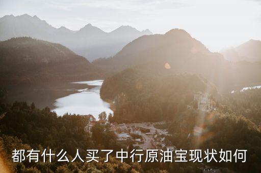 江門有多少人買了原油寶,投資中行原油寶到底有多少人
