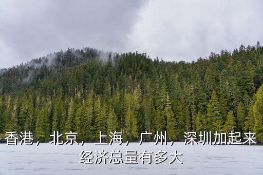 深圳面積有多大和人口多少,深圳加起來經濟總量有多大