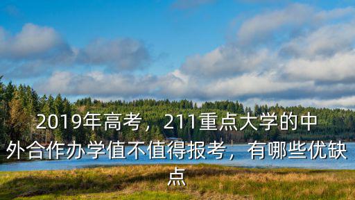 2019年高考，211重點(diǎn)大學(xué)的中外合作辦學(xué)值不值得報(bào)考，有哪些優(yōu)缺點(diǎn)