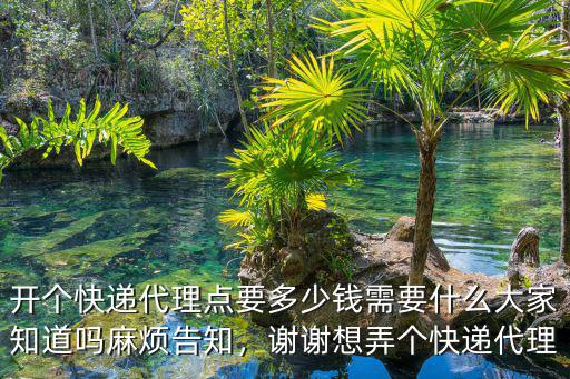 廣州代理快遞要多少錢,開個快遞代理點要多少錢