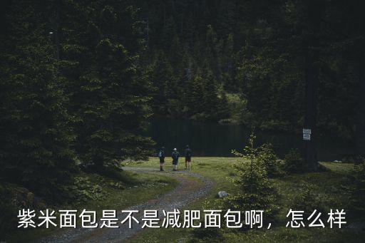 紫米面包是不是減肥面包啊，怎么樣