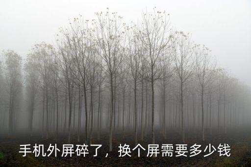 威海手機換屏多少錢,換個屏需要多少錢