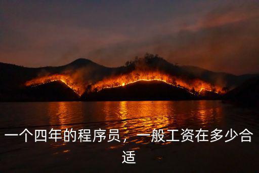 嘉興 程序員工資一般多少,30歲程序員工資21000