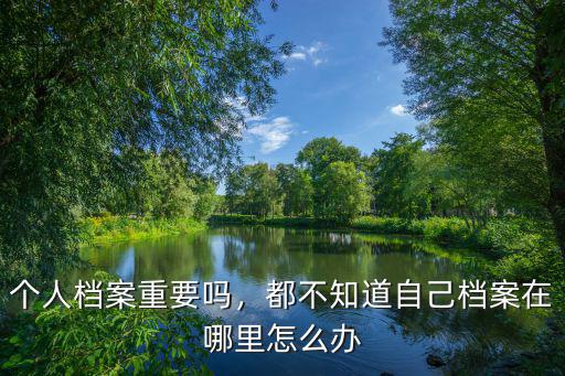 陽江檔案在哪里,人去世后檔案在哪里查
