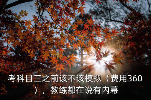 深圳科目三現場模擬多少錢,在深圳拿到駕照需要多少錢