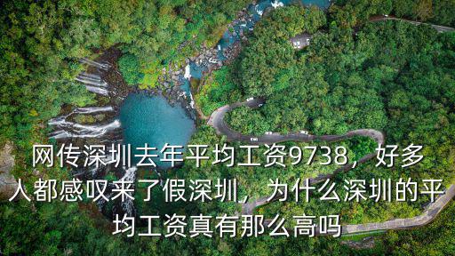 網(wǎng)傳深圳去年平均工資9738，好多人都感嘆來了假深圳，為什么深圳的平均工資真有那么高嗎