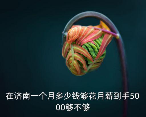 濟南工資需要多少錢一個月,一個月掙多少錢才能穩定生活