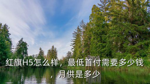 溫州買紅旗h5suv首付多少錢,紅旗H5多少錢能落地