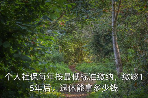 舟山個(gè)人社保最低多少錢(qián),個(gè)人社保每年按最低標(biāo)準(zhǔn)繳納