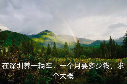 深圳洗車工多少錢一個月多少錢一個月,在深圳養一輛車