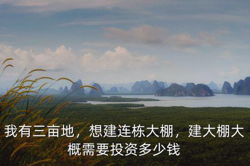 寧波連棟溫室大棚多少錢,想建連棟大棚