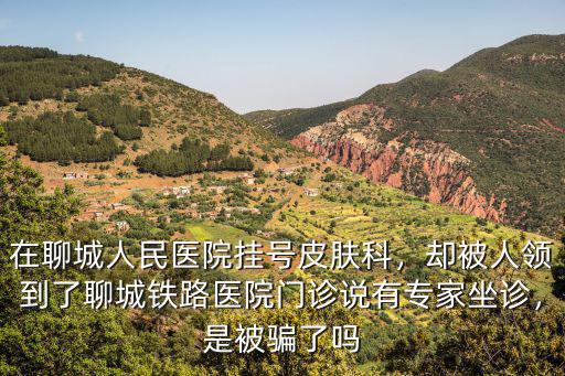 在聊城人民醫(yī)院掛號(hào)皮膚科，卻被人領(lǐng)到了聊城鐵路醫(yī)院門診說有專家坐診，是被騙了嗎