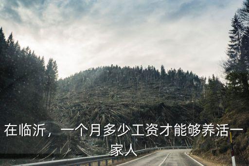 在臨沂，一個月多少工資才能夠養活一家人