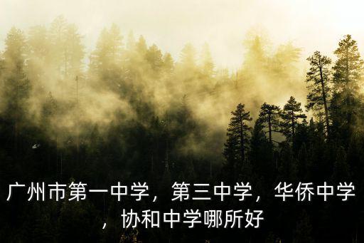 廣州市第一中學實習怎么樣,廣州市第一中學