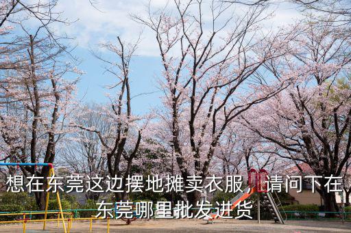 東莞哪里可以擺檔賣衣服,想在東莞這邊擺地攤賣衣服