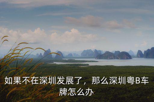 離開深圳東西怎么辦,準備離開深圳了
