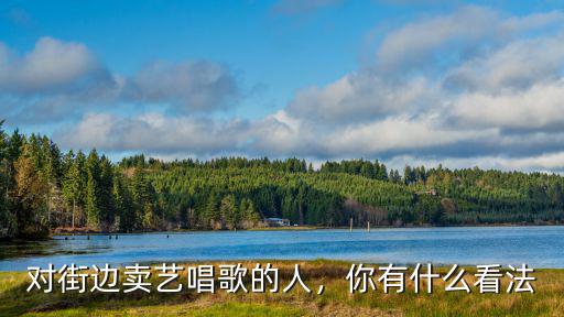 對(duì)街邊賣藝唱歌的人，你有什么看法