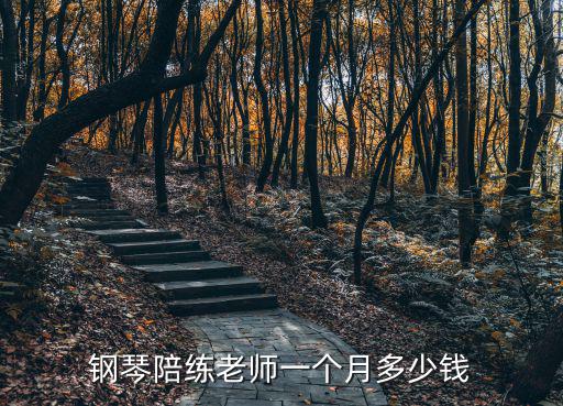 鋼琴陪練老師一個(gè)月多少錢