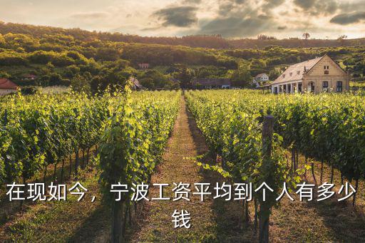 在現如今，寧波工資平均到個人有多少錢
