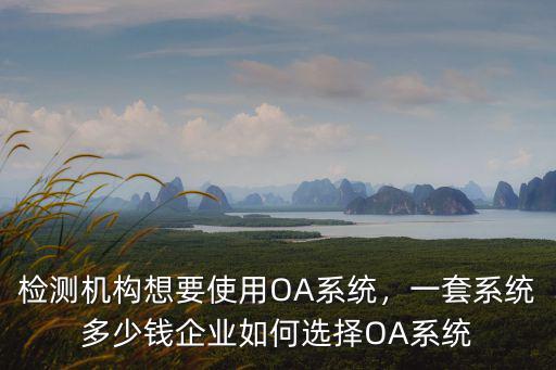 檢測機構想要使用OA系統，一套系統多少錢企業如何選擇OA系統