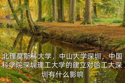 深圳莫斯科大學的地理位置在哪里,北理莫斯科大學