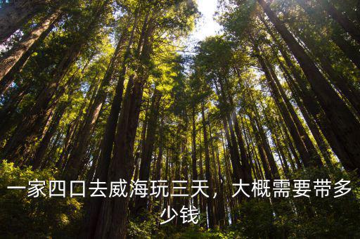 去威海需藥帶多少錢,一家四口去威海玩三天