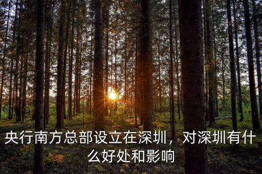 深圳南航總部在哪里,央行南方總部設立在深圳