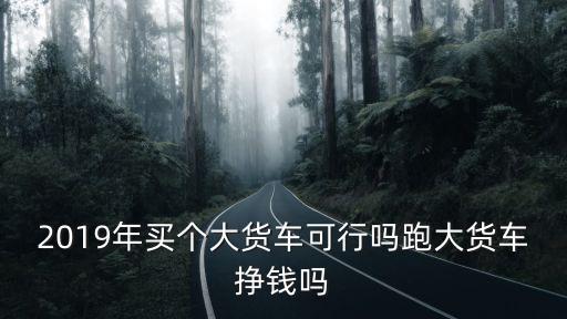 2019年買個大貨車可行嗎跑大貨車掙錢嗎