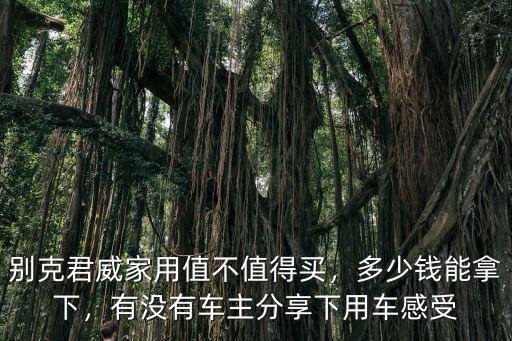 濰坊買別克君威多少錢,別克君威家用值不值得買