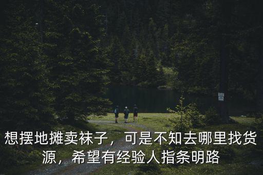 想擺地攤賣襪子，可是不知去哪里找貨源，希望有經驗人指條明路