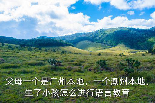 父母一個是廣州本地，一個潮州本地，生了小孩怎么進行語言教育
