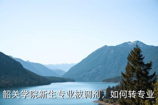 韶關(guān)學(xué)院被調(diào)劑了怎么辦,韶關(guān)學(xué)院新生專業(yè)被調(diào)劑