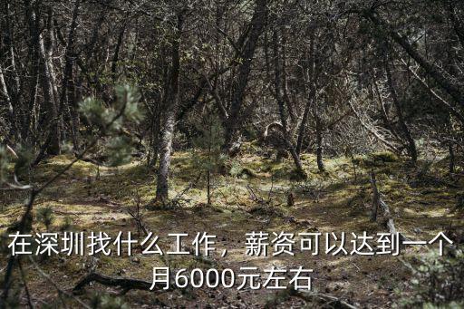 雙休6千塊一個月在深圳怎么樣,在深圳一個月才八九千塊錢