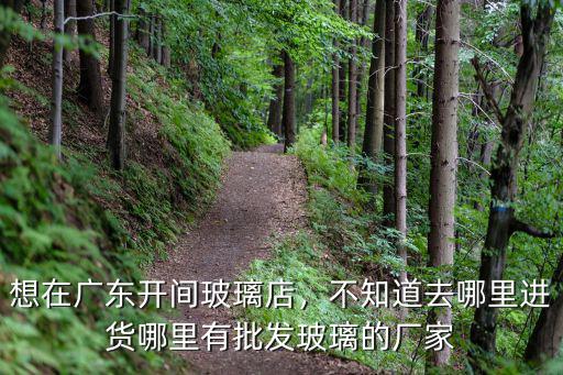想在廣東開間玻璃店，不知道去哪里進貨哪里有批發玻璃的廠家