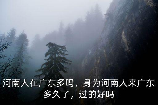 河南人在廣州哪里,河南人在廣東多嗎