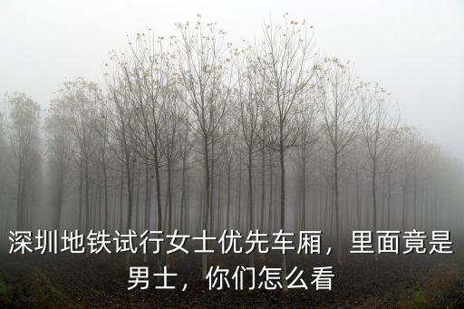 深圳地鐵怎么看到車廂,深圳地鐵試行女士優先車廂