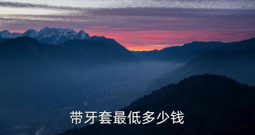 帶牙套最低多少錢(qián)