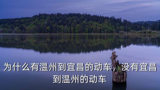 宜昌到溫州動(dòng)車多少錢一個(gè)月,為什么有溫州到宜昌的動(dòng)車
